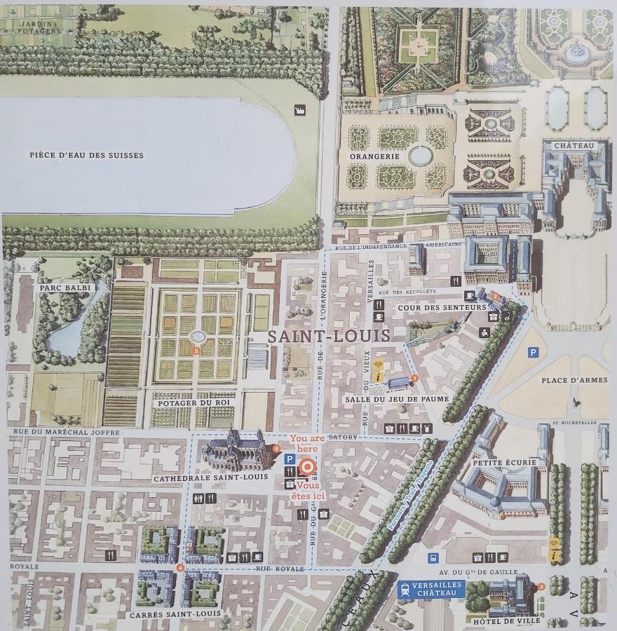 Appartamento 3 Pieces 4****, Au Coeur Du Quartier Historique Versailles Esterno foto